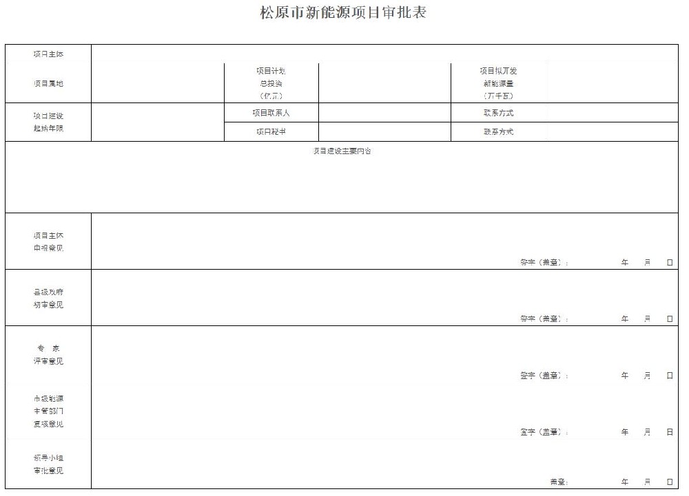 吉林松原：到“十四五”期末，新能源發電裝機規模達到1600萬千瓦以上